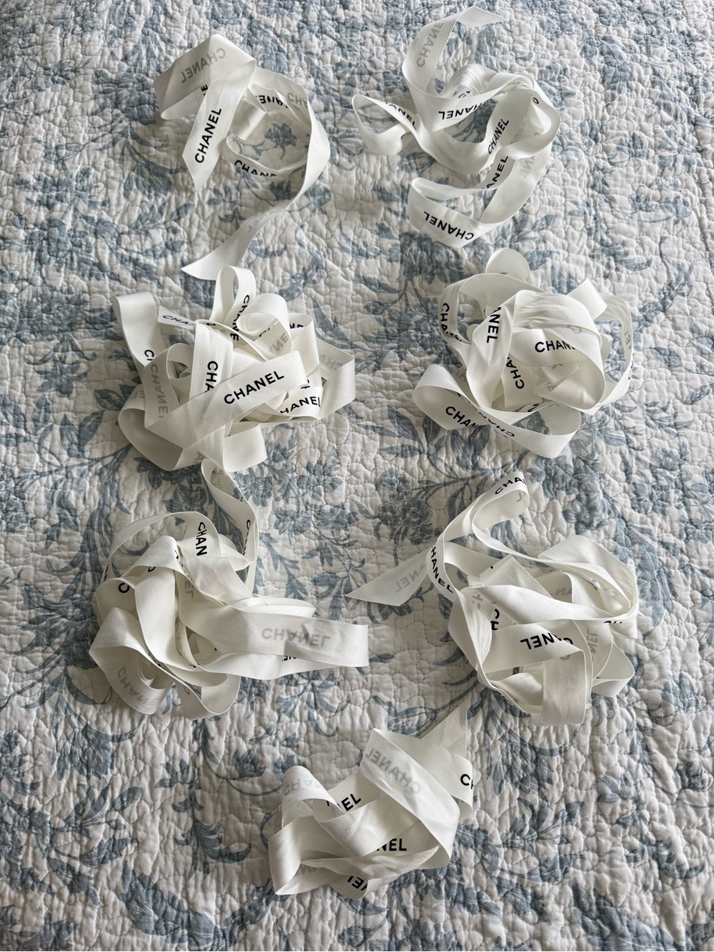 Chanel Ribbons White Authentic